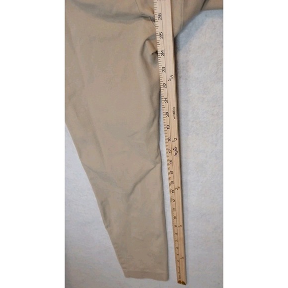 Old Navy Pixie Pants Midrise Straight Leg Women's Size 4 Beige Neutral Business - Picture 9 of 11